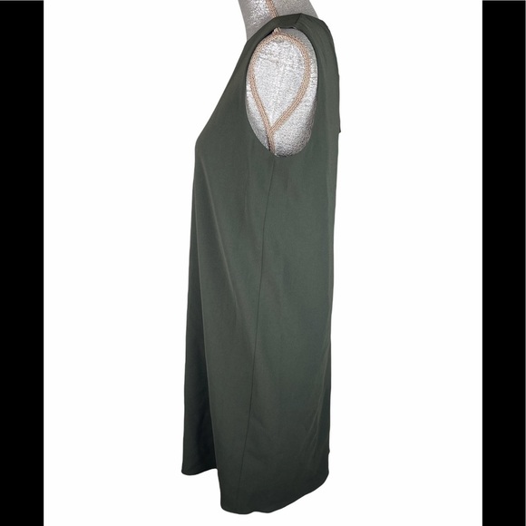 NWT Theory Column Dress Green Slate 6 - Picture 3 of 5